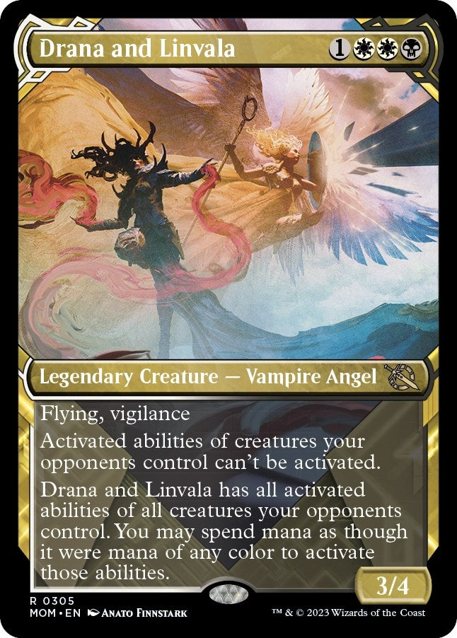 Image for Drana and Linvala (Showcase) (305) (March of the Machine) - Magic: The Gathering