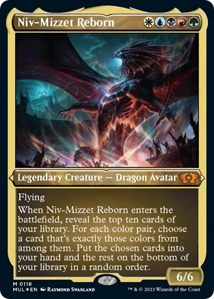 Image for Niv-Mizzet Reborn (Foil Etched) (118) (March of the Machine: Multiverse Legends) - Magic: The Gathering