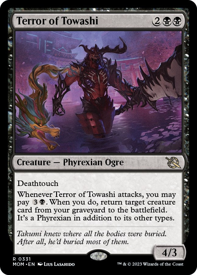 Image for Terror of Towashi (331) (March of the Machine) - Magic: The Gathering