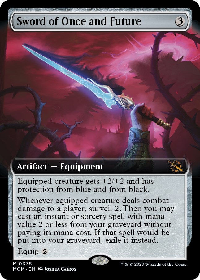Image for Sword of Once and Future (Extended Art) (375) (March of the Machine) - Magic: The Gathering