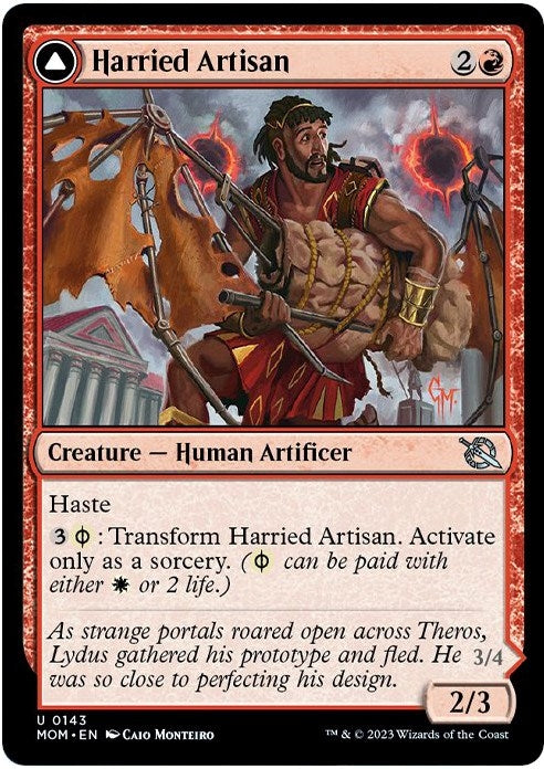 Image for Harried Artisan (143) (March of the Machine) - Magic: The Gathering