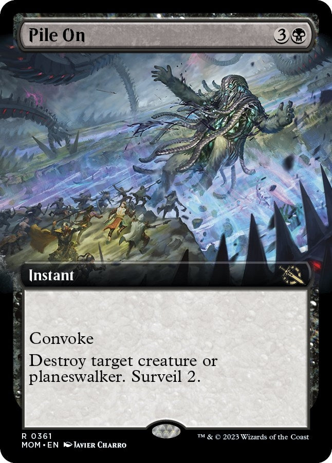 Image for Pile On (Extended Art) (361) (March of the Machine) - Magic: The Gathering