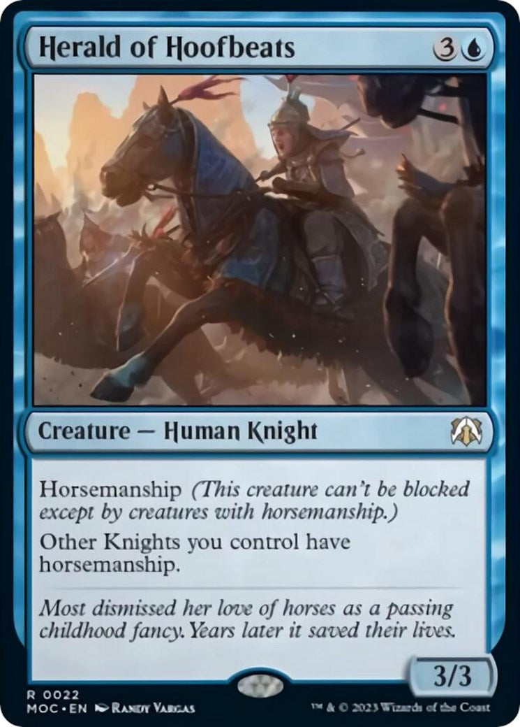 Image for Herald of Hoofbeats (22) (Commander: March of the Machine) - Magic: The Gathering