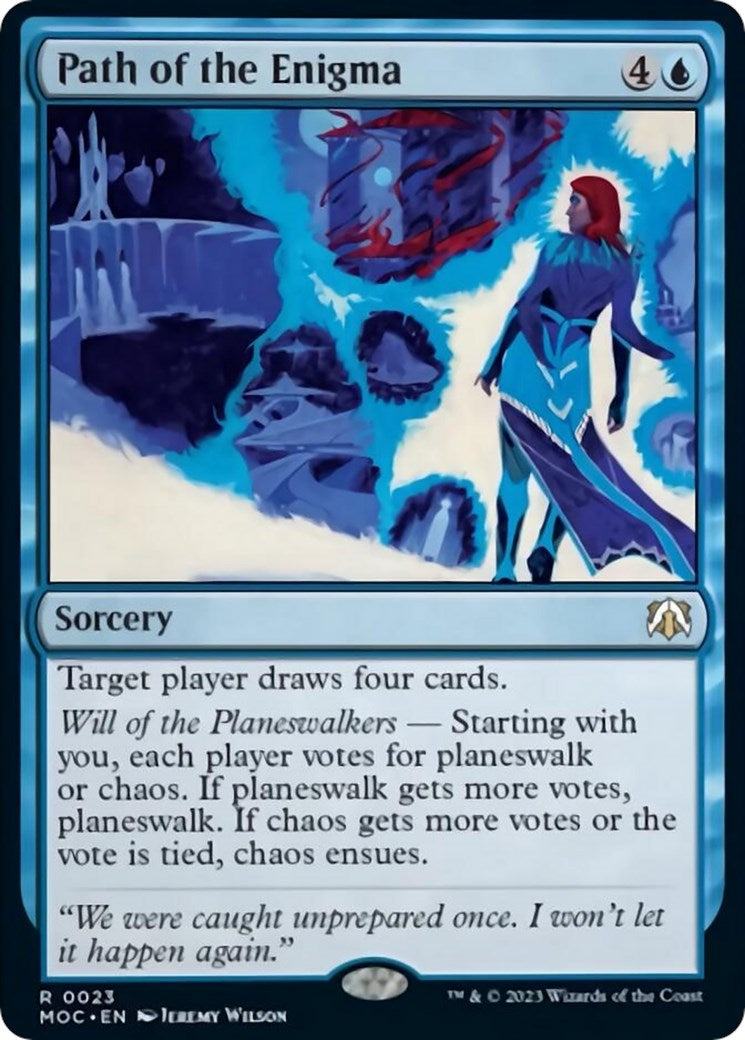 Image for Path of the Enigma (23) (Commander: March of the Machine) - Magic: The Gathering