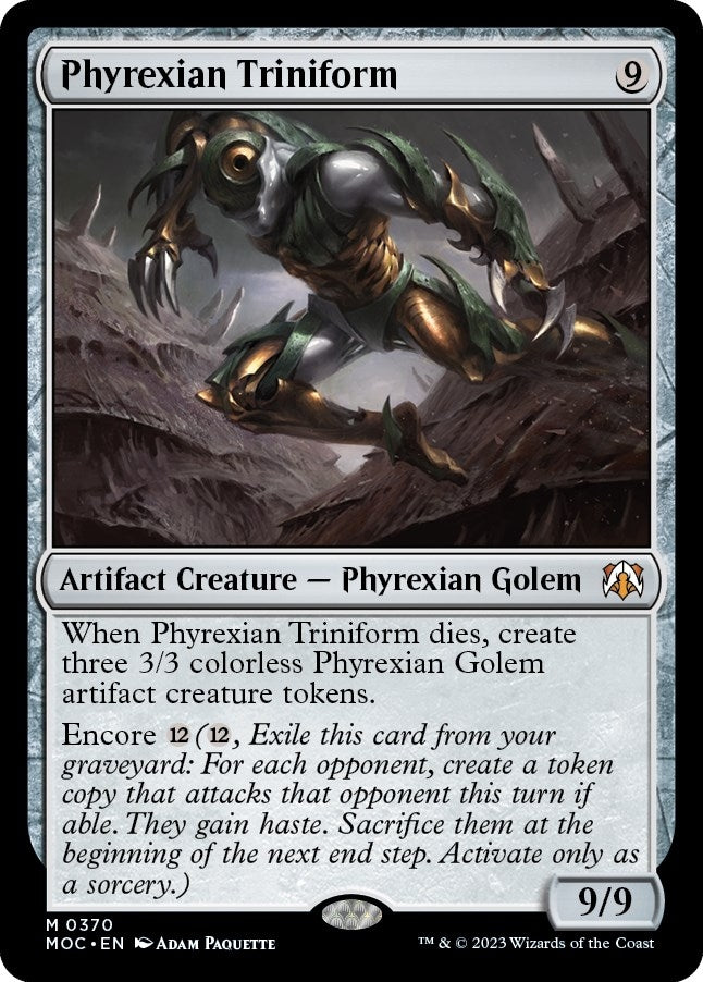 Image for Phyrexian Triniform (370) (Commander: March of the Machine) - Magic: The Gathering