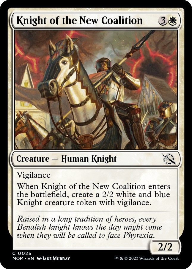 Image for Knight of the New Coalition (25) (March of the Machine) - Magic: The Gathering