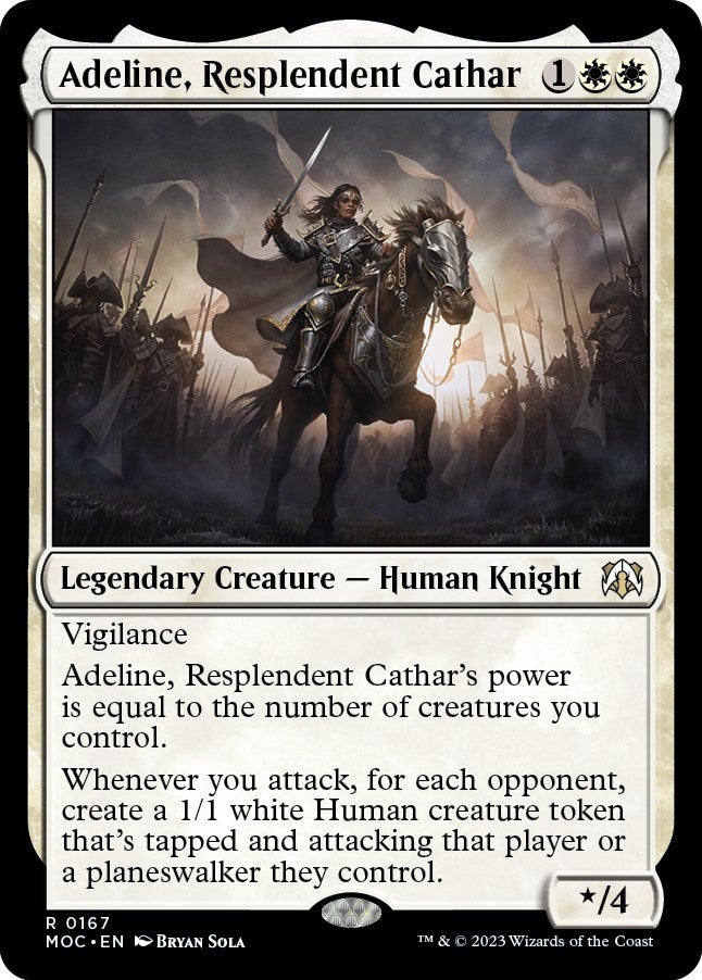 Image for Adeline, Resplendent Cathar (167) (Commander: March of the Machine) - Magic: The Gathering