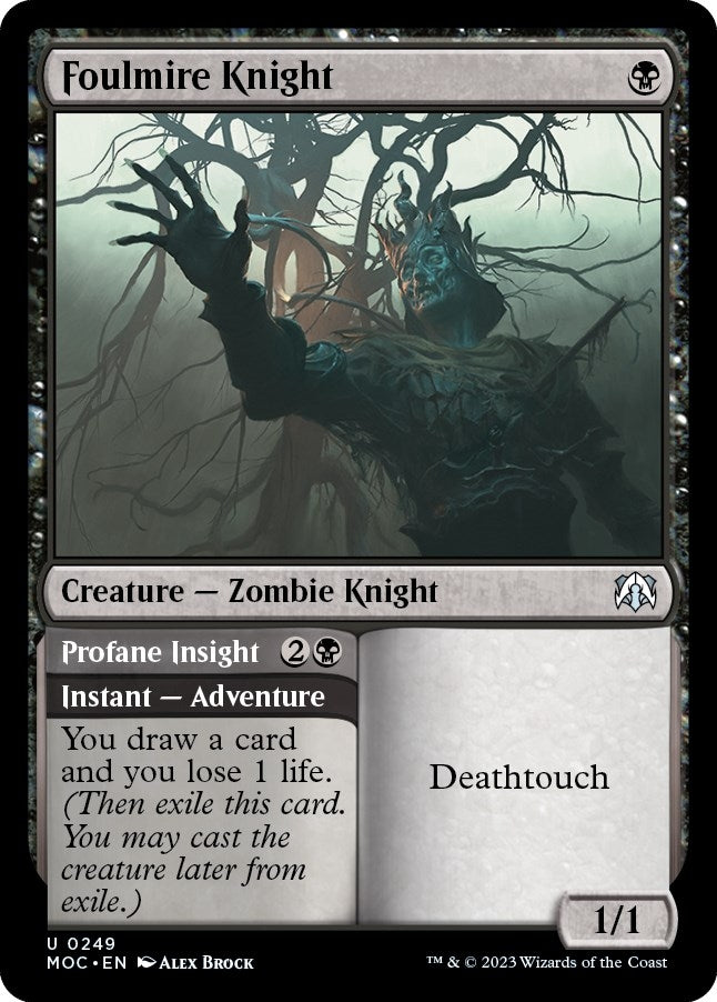 Image for Foulmire Knight (249) (Commander: March of the Machine) - Magic: The Gathering