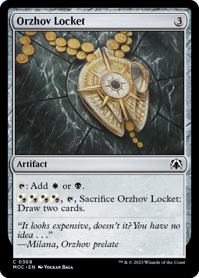 Image for Orzhov Locket (368) (Commander: March of the Machine) - Magic: The Gathering