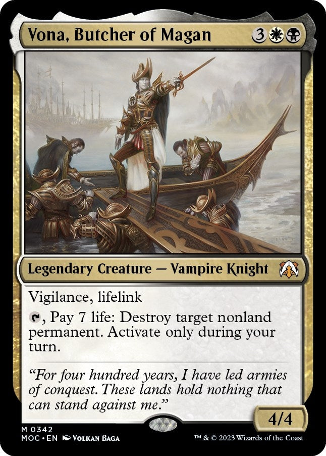 Image for Vona, Butcher of Magan (342) (Commander: March of the Machine) - Magic: The Gathering