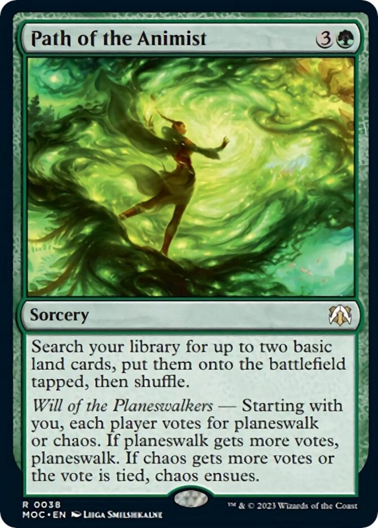 Image for Path of the Animist (38) (Commander: March of the Machine) - Magic: The Gathering
