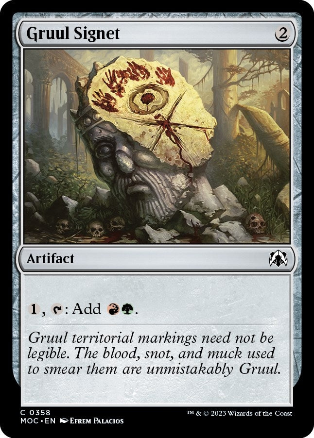 Image for Gruul Signet (358) (Commander: March of the Machine) - Magic: The Gathering