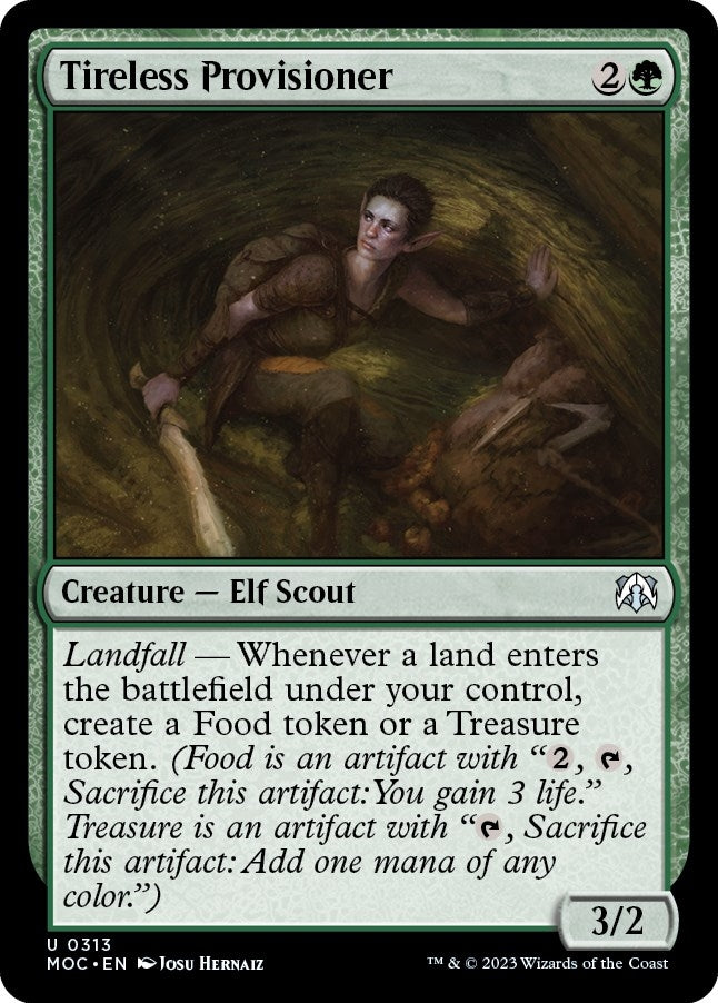 Image for Tireless Provisioner (313) (Commander: March of the Machine) - Magic: The Gathering
