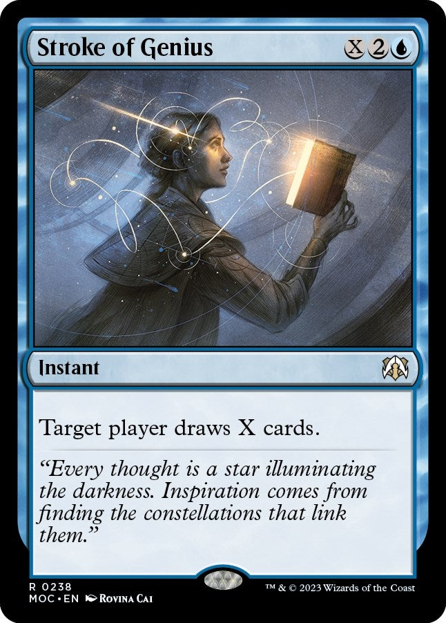 Image for Stroke of Genius (238) (Commander: March of the Machine) - Magic: The Gathering