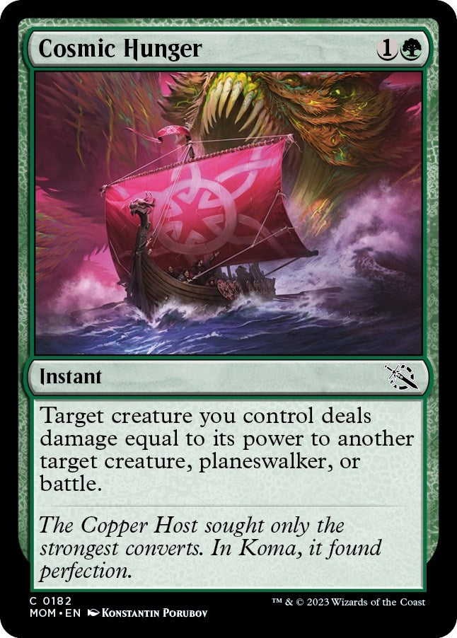 Image for Cosmic Hunger (182) (March of the Machine) - Magic: The Gathering