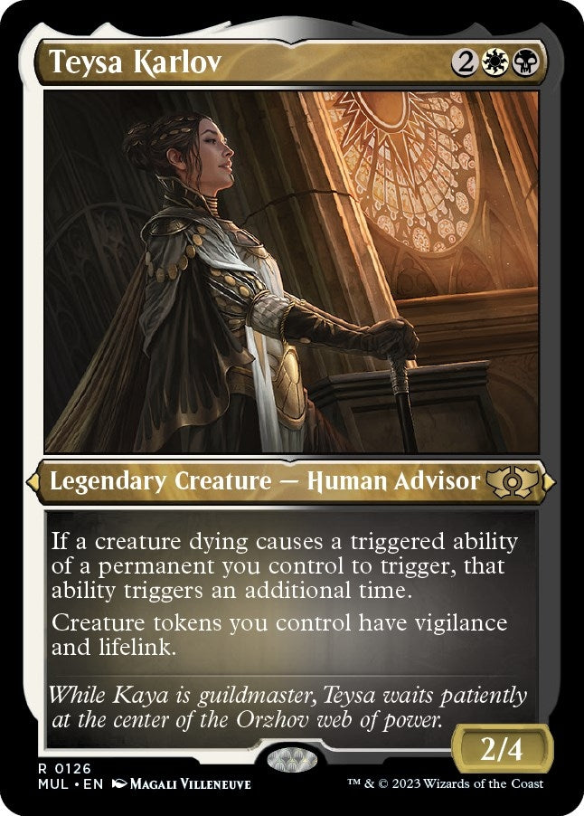 Image for Teysa Karlov (Foil Etched) (126) (March of the Machine: Multiverse Legends) - Magic: The Gathering