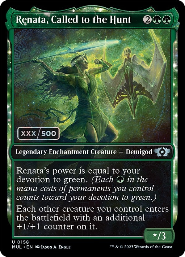 Image for Renata, Called to the Hunt (Serial Numbered) (158) (March of the Machine: Multiverse Legends) - Magic: The Gathering