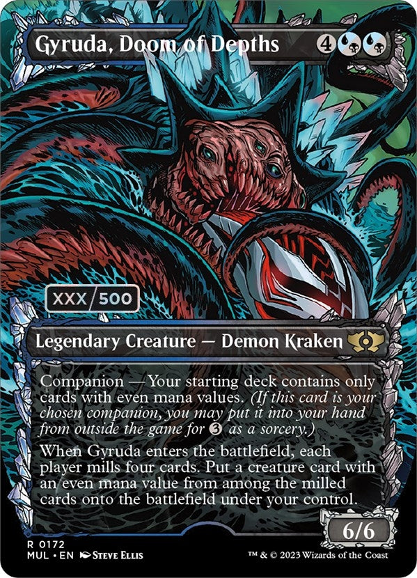 Image for Gyruda, Doom of Depths (Serial Numbered) (172) (March of the Machine: Multiverse Legends) - Magic: The Gathering