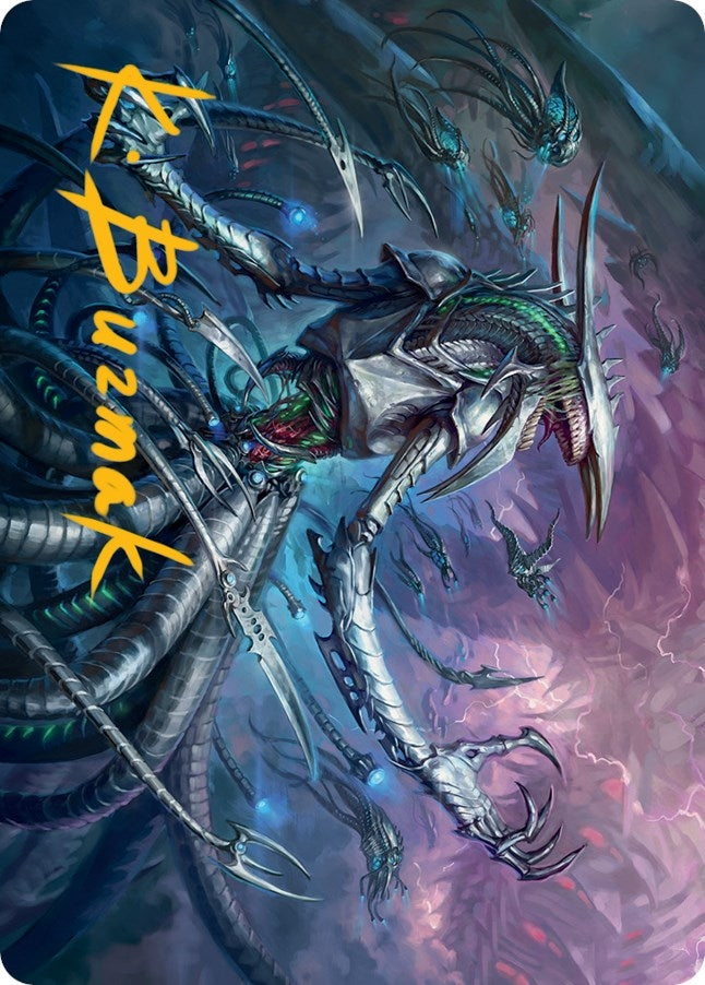 Image for Jin-Gitaxias Art Card (Gold-Stamped Signature) (13) (Art Series: March of the Machine) - Magic: The Gathering