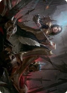 Image for Marchesa, Resolute Monarch Art Card (25) (Art Series: March of the Machine) - Magic: The Gathering