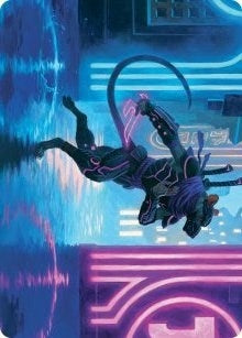 Image for Nezumi Informant Art Card (27) (Art Series: March of the Machine) - Magic: The Gathering
