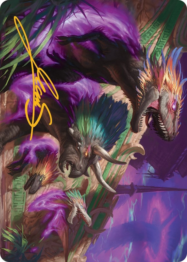 Image for Burning Sun's Fury Art Card (Gold-Stamped Signature) (29) (Art Series: March of the Machine) - Magic: The Gathering