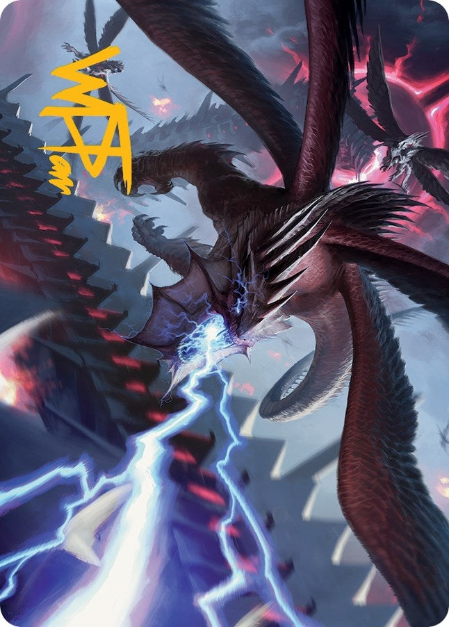 Image for Defiant Thundermaw Art Card (Gold-Stamped Signature) (35) (Art Series: March of the Machine) - Magic: The Gathering