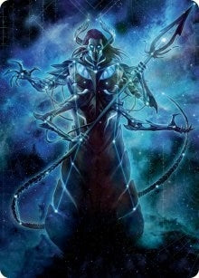 Image for Heliod, the Warped Eclipse Art Card (60) (Art Series: March of the Machine) - Magic: The Gathering