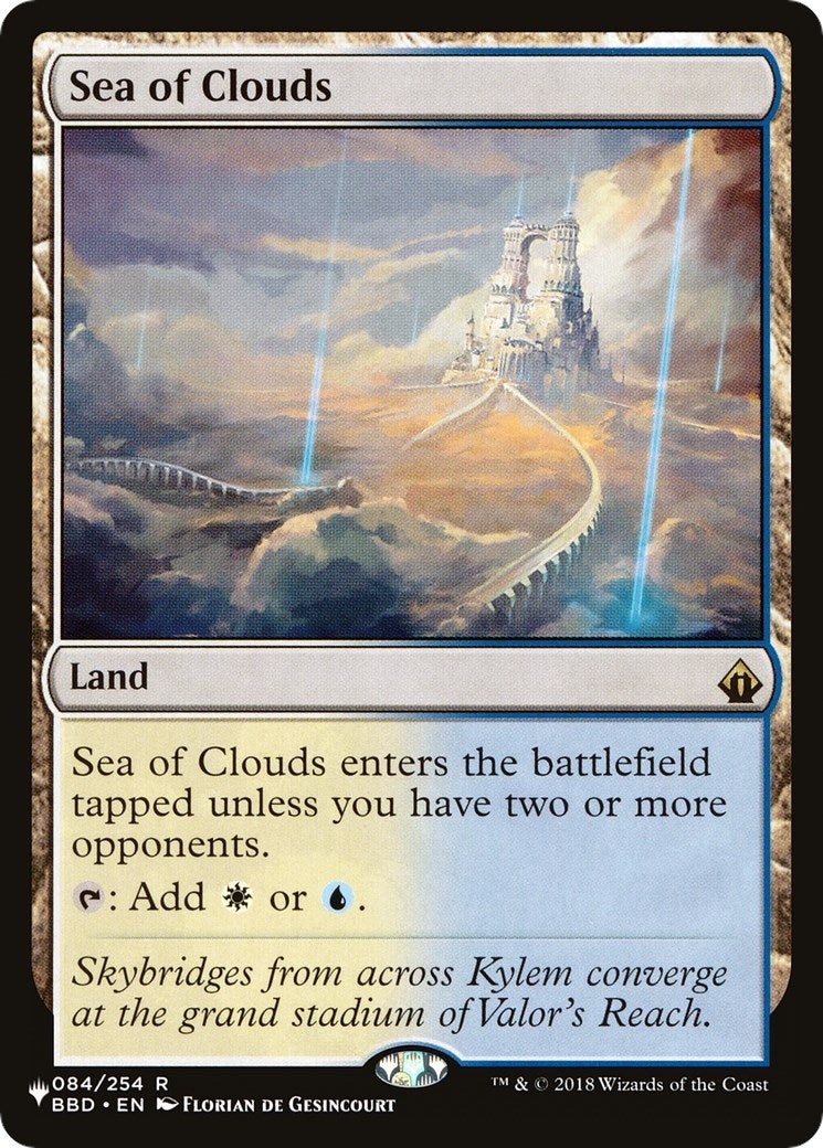 Image for Sea of Clouds (084/254) (The List Reprints) - Magic: The Gathering