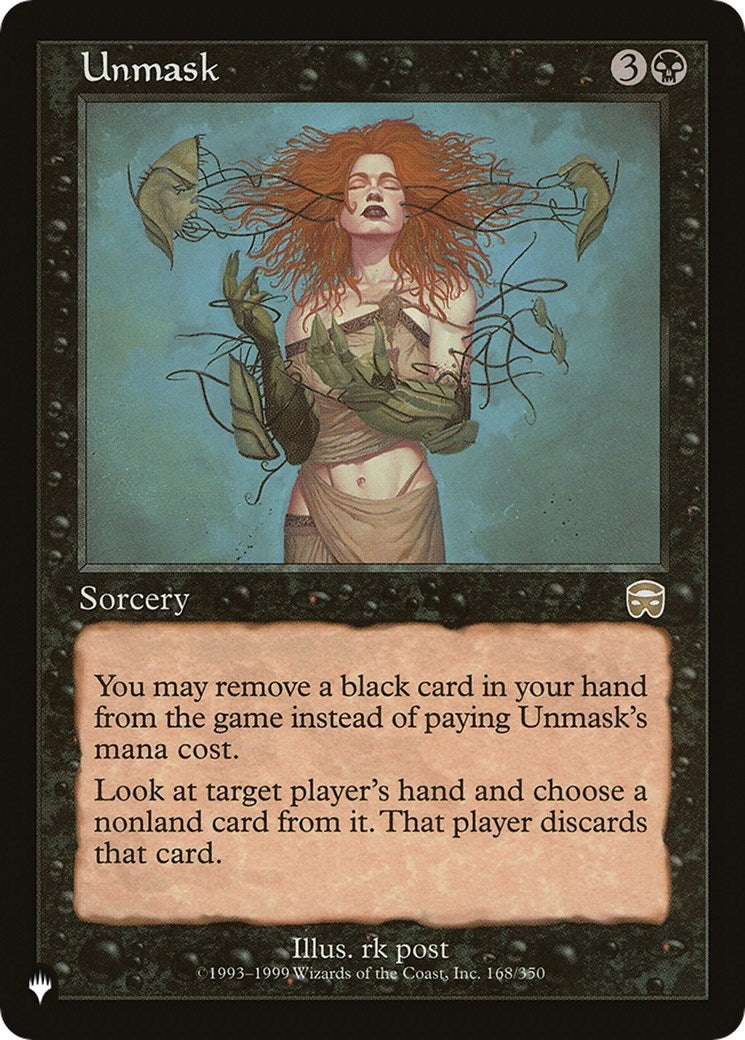 Image for Unmask (168/350) (The List Reprints) - Magic: The Gathering