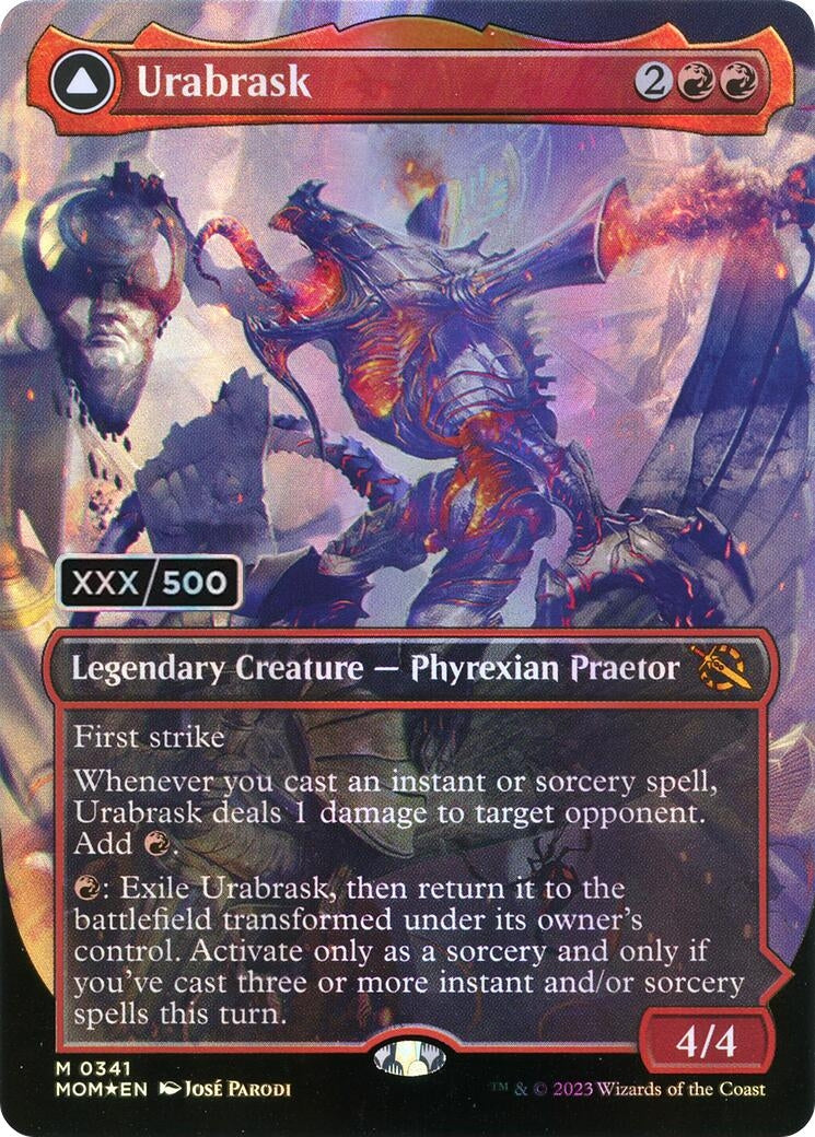 Image for Urabrask (Serial Numbered) (341) (March of the Machine) - Magic: The Gathering