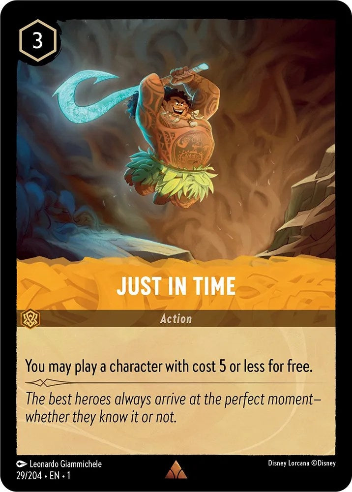 Image for Just in Time (29/204) (The First Chapter) - Disney Lorcana