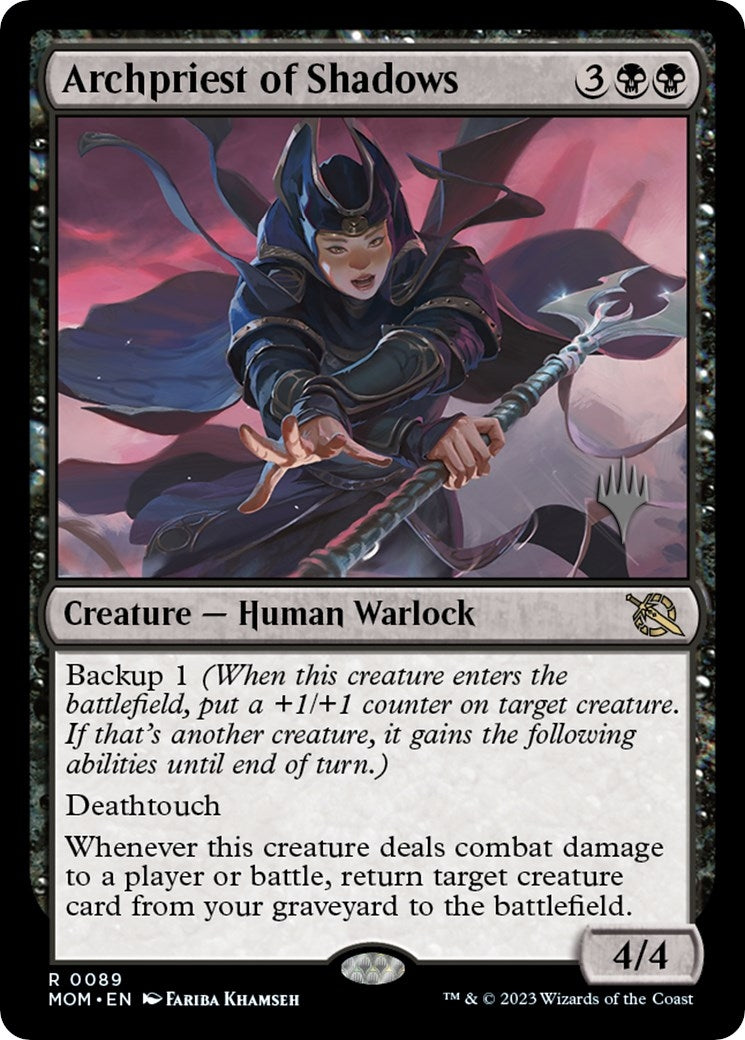 Image for Archpriest of Shadows (89) (Promo Pack: March of the Machine) - Magic: The Gathering