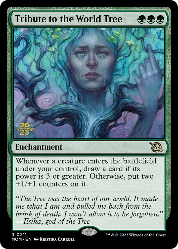 Image for Tribute to the World Tree (211) (Prerelease Cards) - Magic: The Gathering