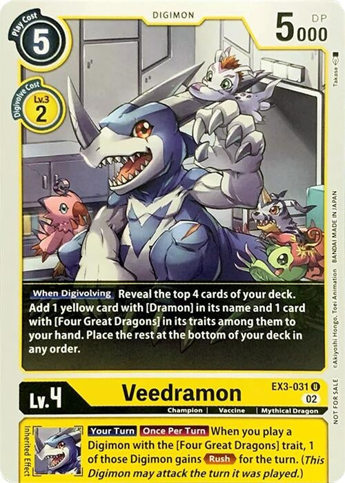 Image for Veedramon (EX3-031 U) (Revision Pack Cards) - Digimon Card Game