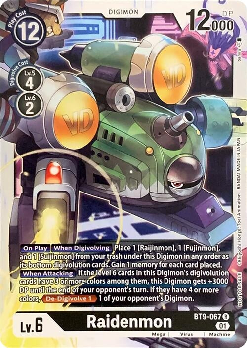 Image for Raidenmon (BT9-067 R) (Revision Pack Cards) - Digimon Card Game