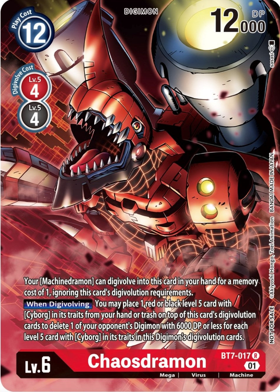 Image for Chaosdramon (Winner Pack Across Time) (BT7-017 R) (Next Adventure) - Digimon Card Game