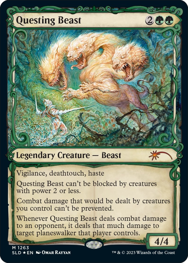 Image for Questing Beast (Halo Foil) (1263) (Secret Lair Drop Series) - Magic: The Gathering