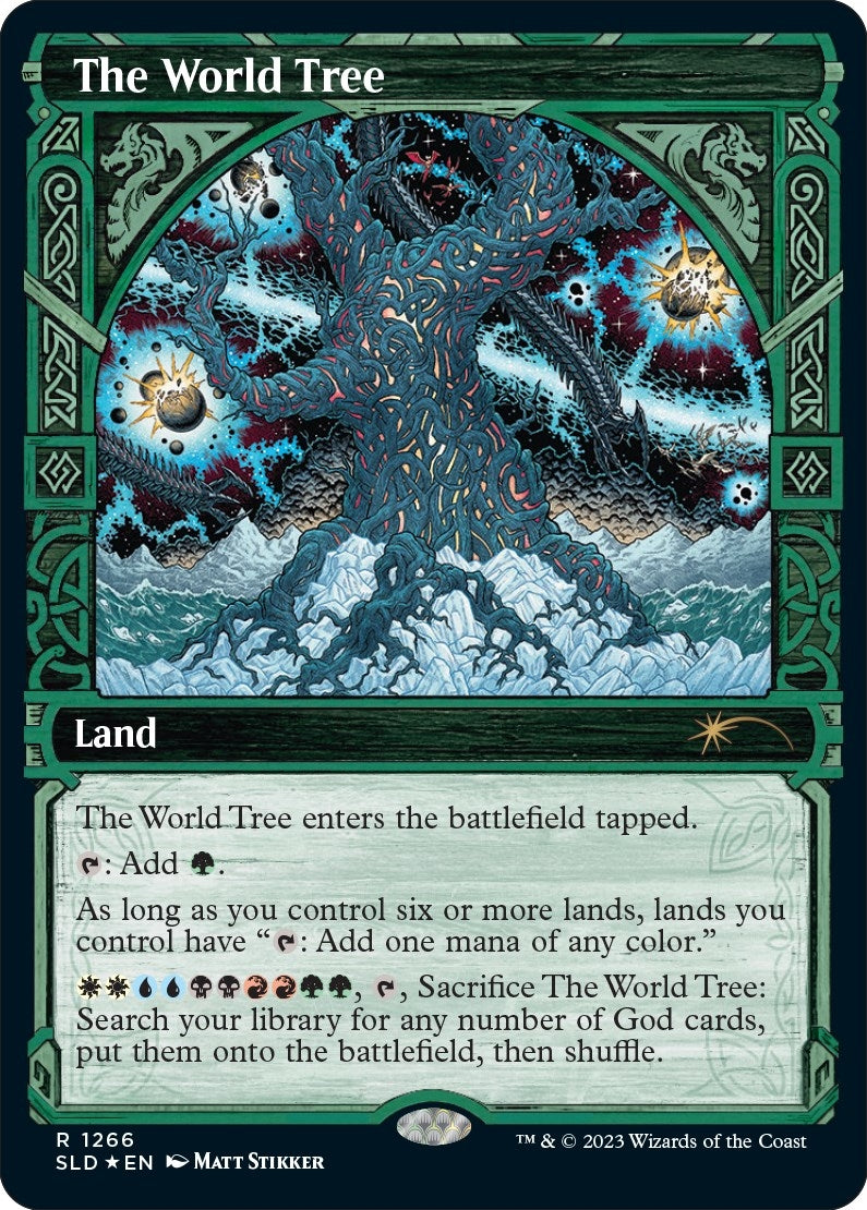 Image for The World Tree (Halo Foil) (1266) (Secret Lair Drop Series) - Magic: The Gathering