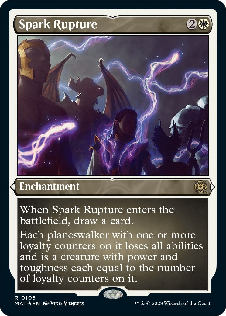 Image for Spark Rupture (Foil Etched) (105) (March of the Machine: The Aftermath) - Magic: The Gathering