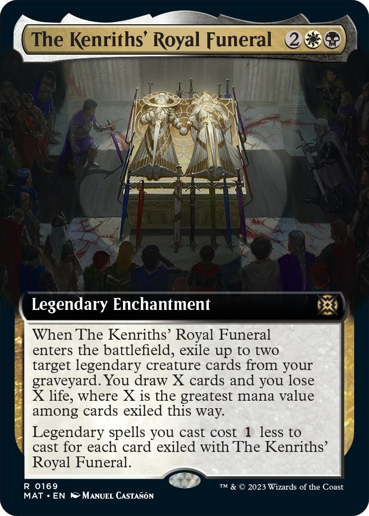 Image for The Kenriths' Royal Funeral (Extended Art) (169) (March of the Machine: The Aftermath) - Magic: The Gathering