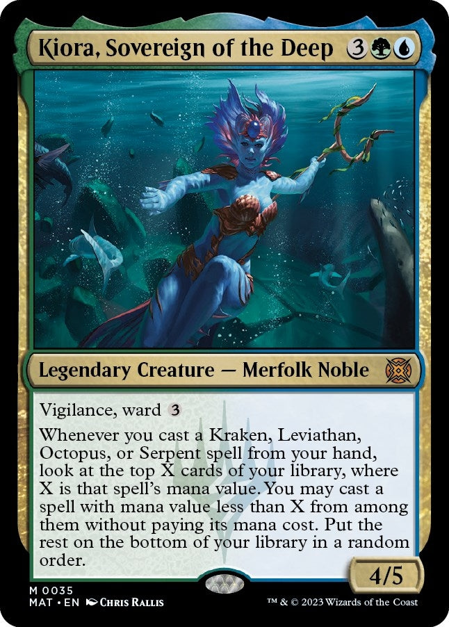 Image for Kiora, Sovereign of the Deep (35) (March of the Machine: The Aftermath) - Magic: The Gathering