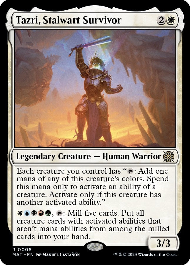 Image for Tazri, Stalwart Survivor (6) (March of the Machine: The Aftermath) - Magic: The Gathering
