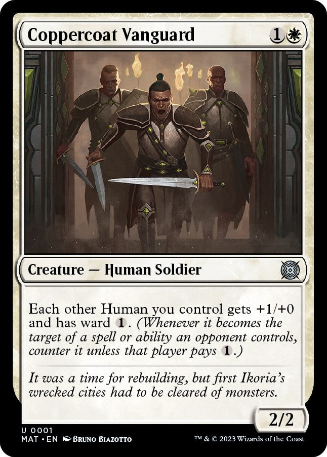 Image for Coppercoat Vanguard (1) (March of the Machine: The Aftermath) - Magic: The Gathering