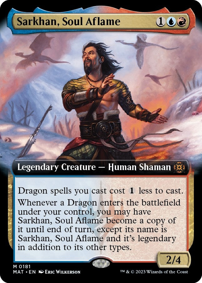 Image for Sarkhan, Soul Aflame (Extended Art) (181) (March of the Machine: The Aftermath) - Magic: The Gathering