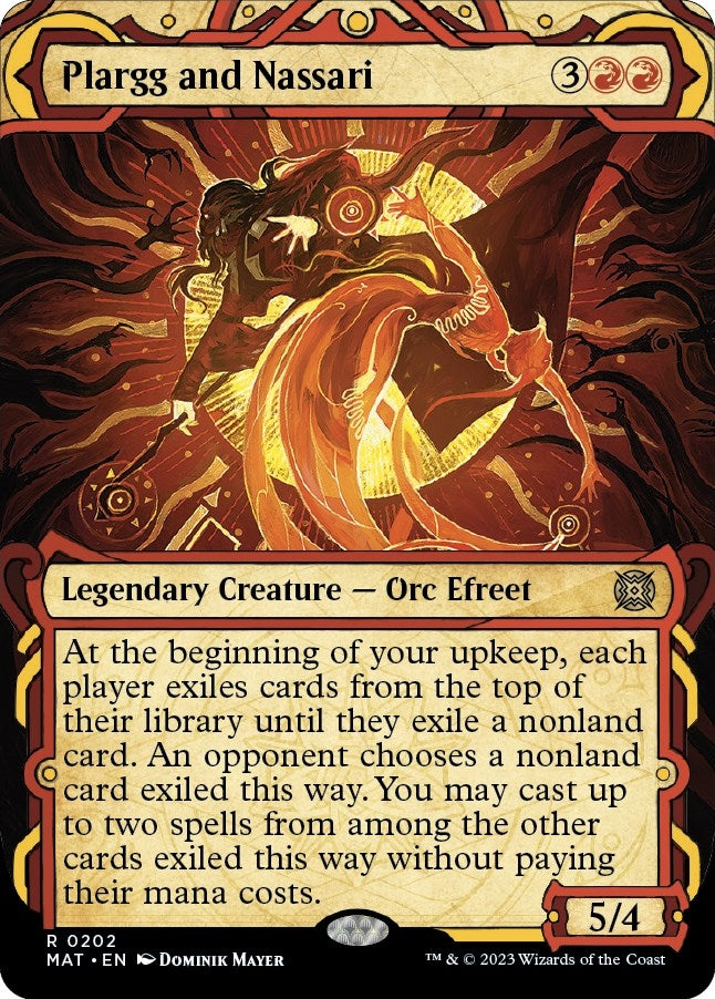 Image for Plargg and Nassari (Halo Foil) (202) (March of the Machine: The Aftermath) - Magic: The Gathering