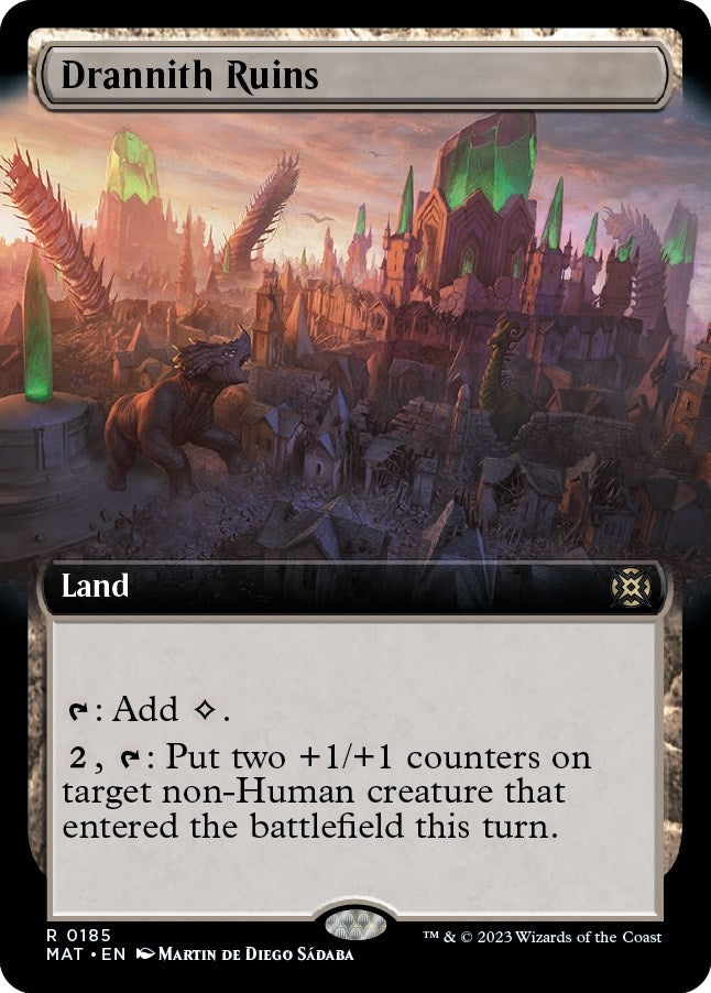 Image for Drannith Ruins (Extended Art) (185) (March of the Machine: The Aftermath) - Magic: The Gathering