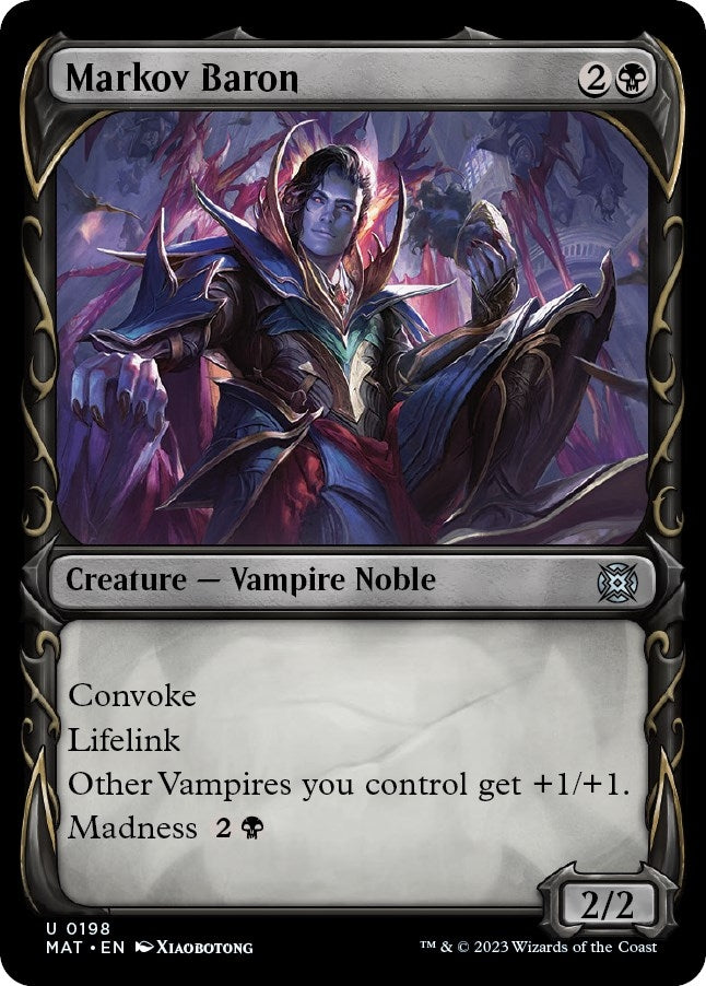 Image for Markov Baron (Halo Foil) (198) (March of the Machine: The Aftermath) - Magic: The Gathering