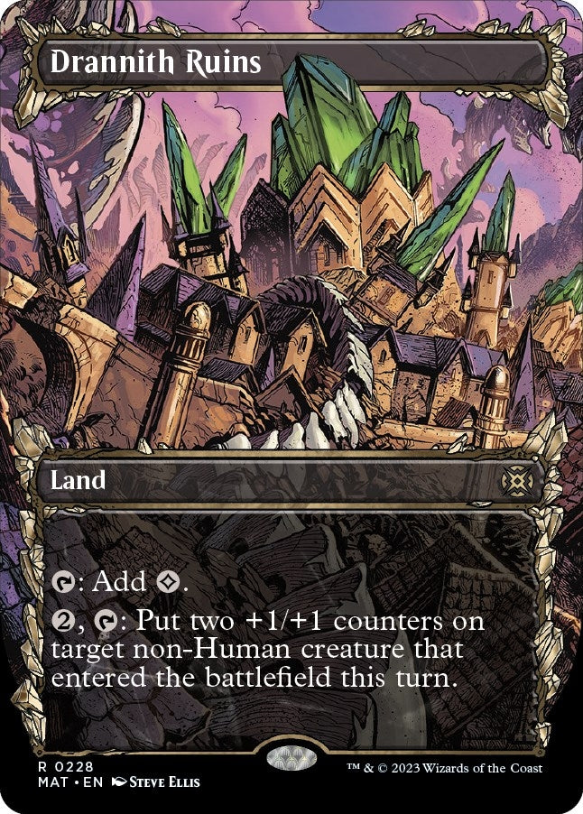 Image for Drannith Ruins (Halo Foil) (228) (March of the Machine: The Aftermath) - Magic: The Gathering