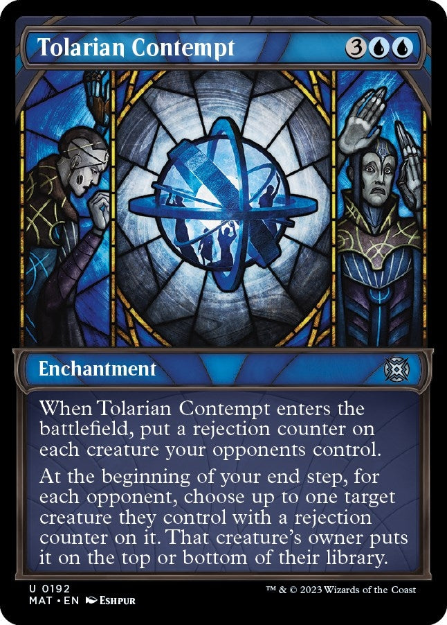 Image for Tolarian Contempt (Halo Foil) (192) (March of the Machine: The Aftermath) - Magic: The Gathering